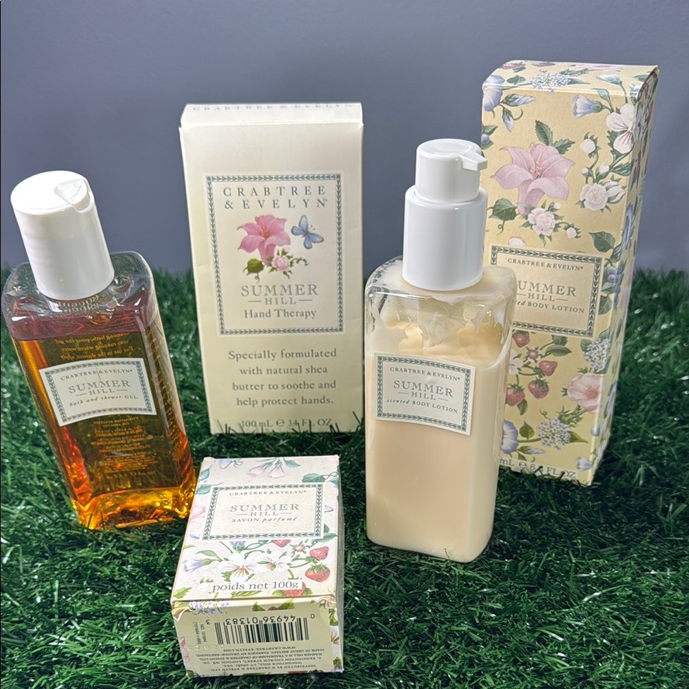 Crabtree & Evelyn Summer Hill Hand Therapy Set